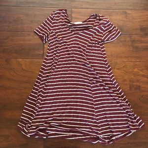 striped Nordstrom t shirt dress!